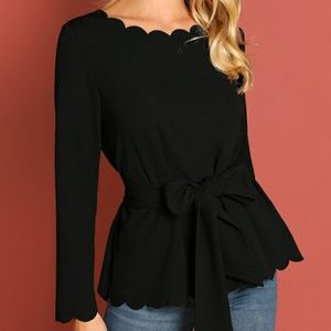 Shein - Belted top